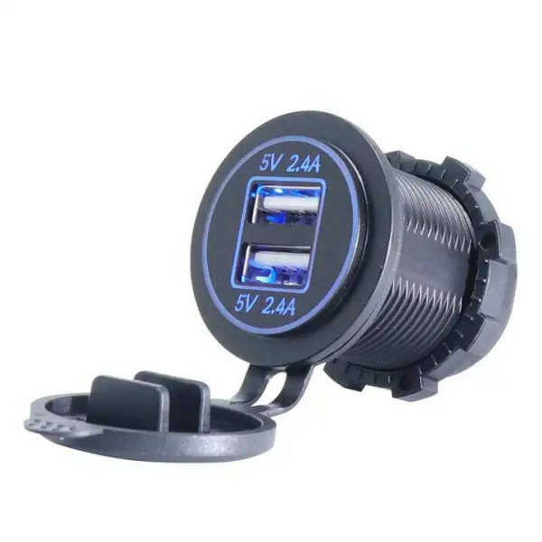 Розетка USB 2 5В/2,4А Розетка USB 2 5В/2,4А