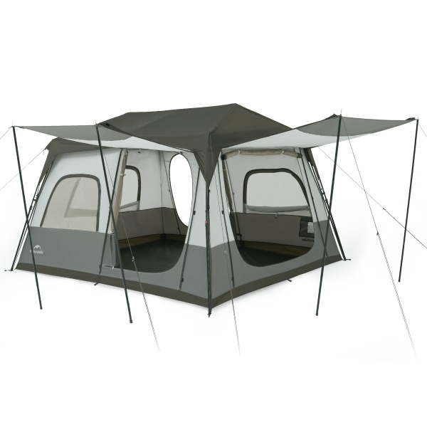 Палатка Naturehike Cape 8.3 быстросборная, серая Палатка Naturehike Cape 8.3 быстросборная, серая