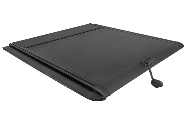 Крышка кузова РИФ для Great Wall Poer KingKong, роллета раздвижная, алюминиевая, черная