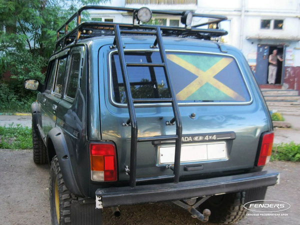 Расширители колёсных арок ВАЗ НИВА 2121 5D под нерезанные арки колёс