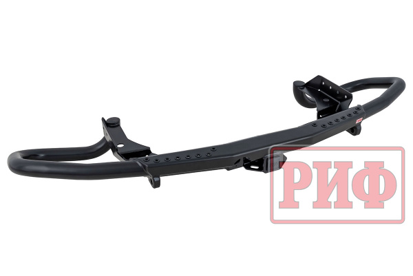 Бампер РИФ силовой задний Nissan Patrol Y62 с квадратом под фаркоп