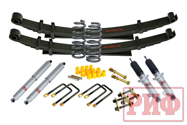 Лифт-комплект РИФ газовый Mitsubishi L200 2005-2015 лифт 40 мм жесткий