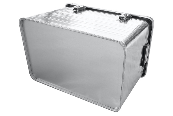 Ящик алюминиевый РИФ усиленный с замком 592х388х409 мм (ДхШхВ)