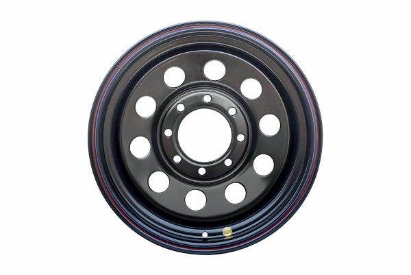 Диск усиленный Dodge Ram 2500/3500, Hummer H1/H2 стальной черный 8x165.1 9xR17 d121 ET0 Диск усиленный Dodge Ram 2500/3500, Hummer H1/H2 стальной черный 8x165.1 9xR17 d121 ET0