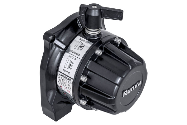 Редуктор для электрической лебёдки Runva EWB9500/12500 с ручной размоткой на 3-й ступени