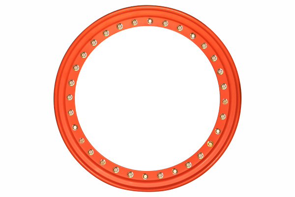 Диск усиленный Тойота Ниссан стальной черный 6x139,7 8xR16 d110 ET-19 с бедлоком (оранжевый)