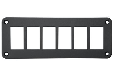 Панель кнопок монтажная шесть отверстий