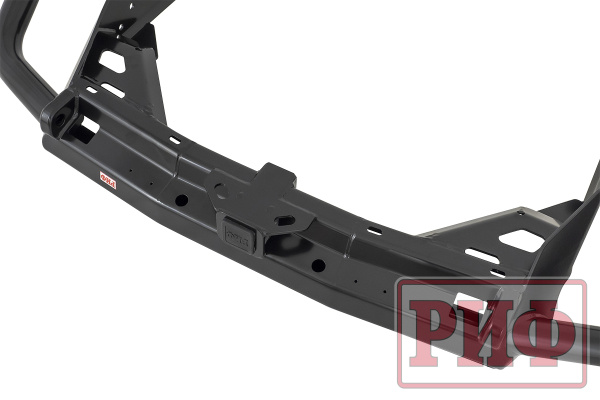 Бампер РИФ задний силовой/защита штатного бампера Haval H5 2019-2021 c квадратом под фаркоп