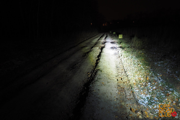 Светодиодная фара дальнего света РИФ 192 мм 18W LED