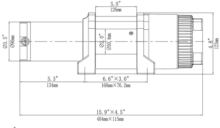 Лебёдка электрическая 12V Runva 4500A lbs Лебёдка электрическая 12V Runva 4500A lbs