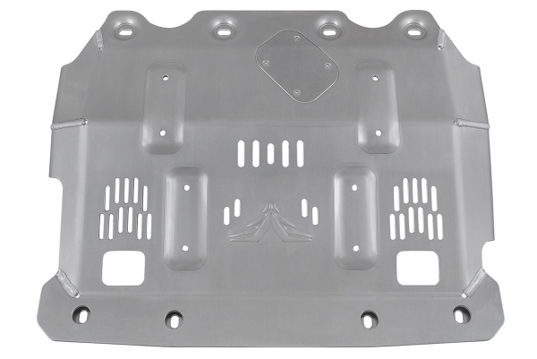 Защита Falcon радиатора, картера, РК, КПП для Haval H5 4 2.0T, бензин, (2023+), алюминий, 8 мм