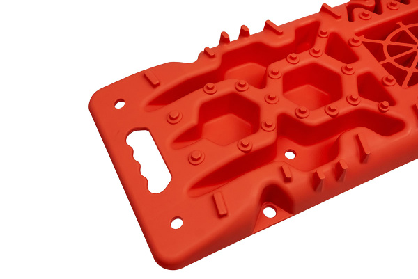 Сэнд-траки пластиковые 108х31 см усиленные, с площадкой под домкрат, красные (2 шт.)