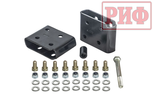 Комплект проставок РИФ для переноса траверсы коробки передач УАЗ Патриот на 40 мм