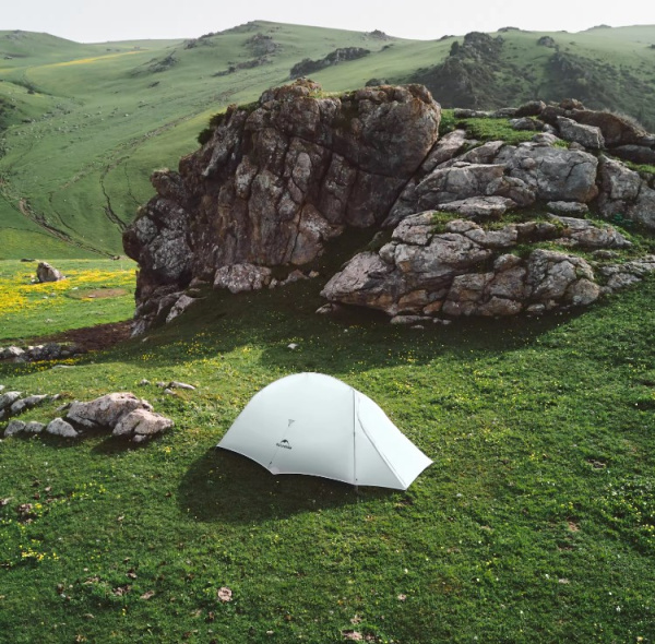 4 Палатка Naturehike Cloud Up UL Si 1-местная, алюминиевый каркас, серая 4 Палатка Naturehike Cloud Up UL Si 1-местная, алюминиевый каркас, серая