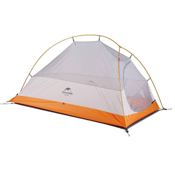 1 Палатка Naturehike Cloud Up 1-местная, алюминиевый каркас, сверхлегкая, оранжевая 1 Палатка Naturehike Cloud Up 1-местная, алюминиевый каркас, сверхлегкая, оранжевая