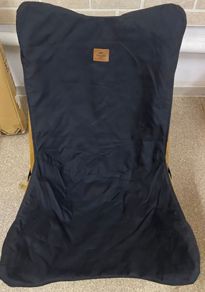 2 Кресло туристическое Naturehike MW01, складное, черное, до 120 кг (уценка)