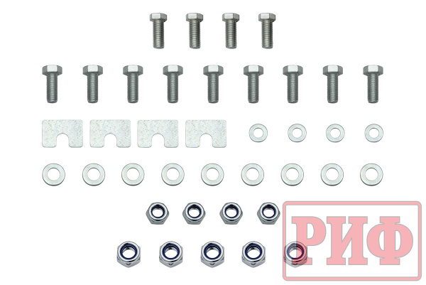 Бампер РИФ силовой передний Renault Duster 2021+ с защитой радиатора