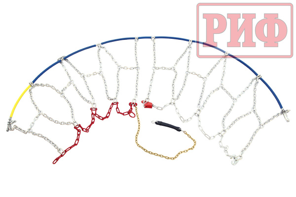 Цепи противоскольжения РИФ 4х4 "соты" 16 мм, 175/80R16, 185/70R16 (к-т 2 шт.)