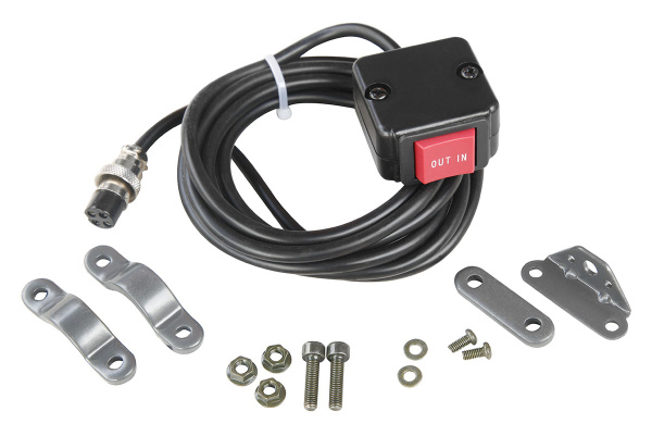 Лебёдка электрическая 12V Runva 2500 lbs 1140 кг (синтетический трос)