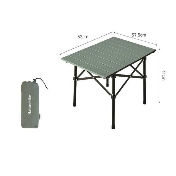Стол туристический Naturehike Yamami Y01 складной, 52х37,5х41 см, зеленый
