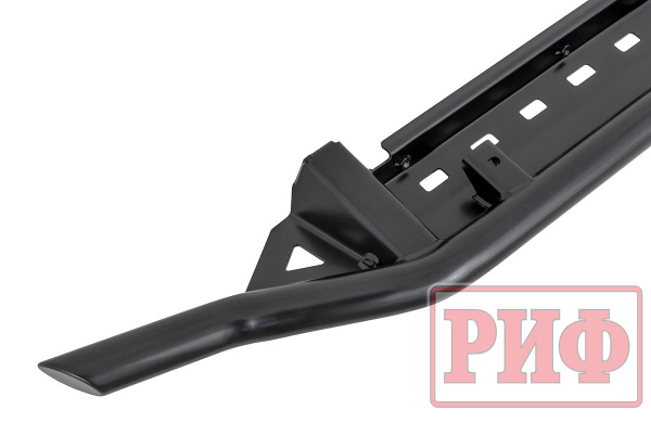 Бампер РИФ силовой передний Mitsubishi Pajero IV под площадку для лебёдки RIFPJR-30000 с защитой радиатора