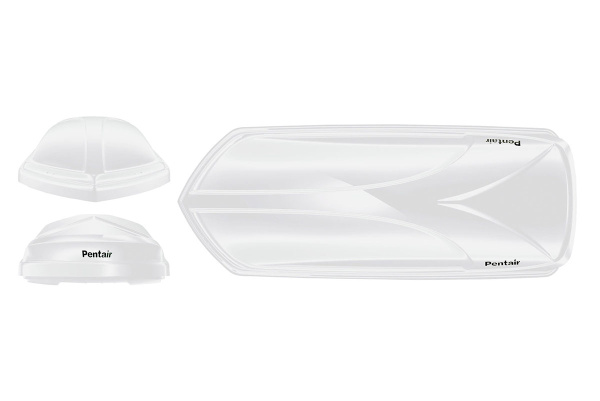 Бокс автомобильный на крышу Pentair COBRA 520L белый глянец, двусторонний