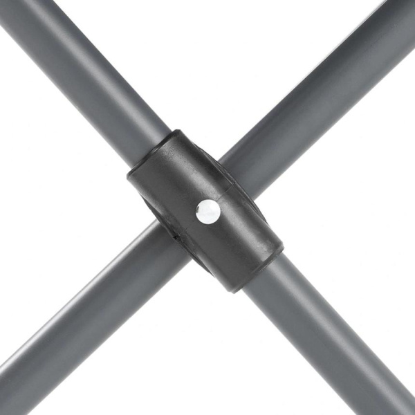 Кресло NISUS складное серое 150 кг.