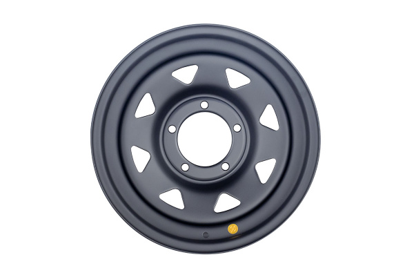 Диск усиленный УАЗ стальной черный 5x139,7 7xR16 d110 ET0 (треуг. мелкий)