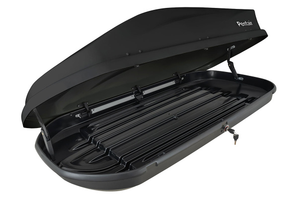 Бокс автомобильный на крышу Pentair PYTHON 450L черный глянец, двусторонний