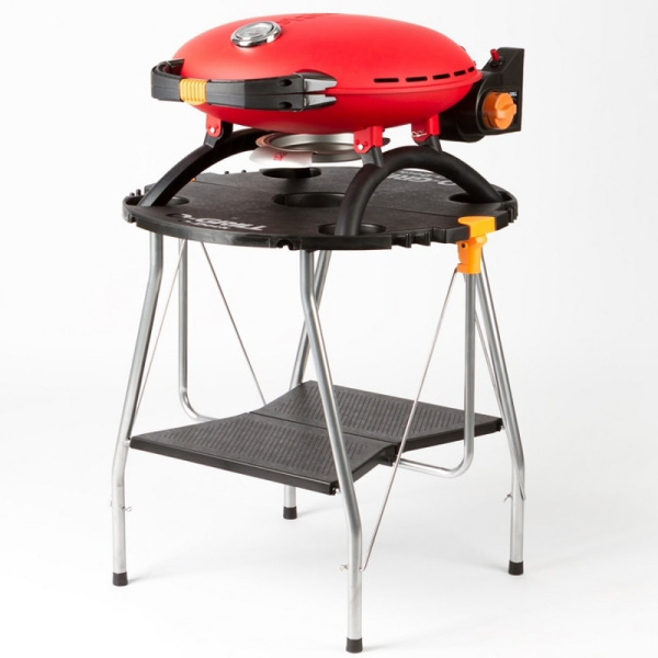 Гриль газовый O-GRILL 700T красный (в комплекте адаптер тип А)