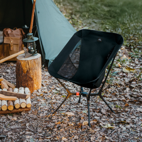 1 Кресло туристическое Naturehike Yamami YL01 складное, 55х54х73,5 см, до 180 кг, черное