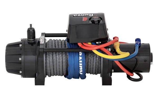 Лебёдка автомобильная электрическая 12V Runva EWB11000SSR 5000 кг (влагозащищенная) синтетический трос