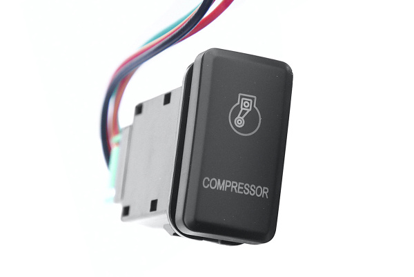 Кнопка ВКЛ/ВЫКЛ, белый, COMPRESSOR TOYOTA 40x20 Кнопка ВКЛ/ВЫКЛ, белый, COMPRESSOR TOYOTA 40x20