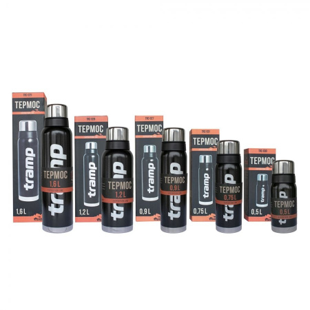 6 Термос TRAMP Expedition line 0,75 л., Черный